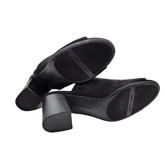 Anne Klein Women's Black Riah Block Heel Sandal - 10 - Picture 5 of 6